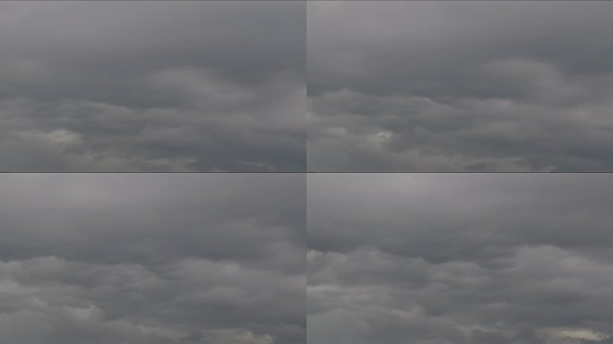 乌云云层变化延时摄影