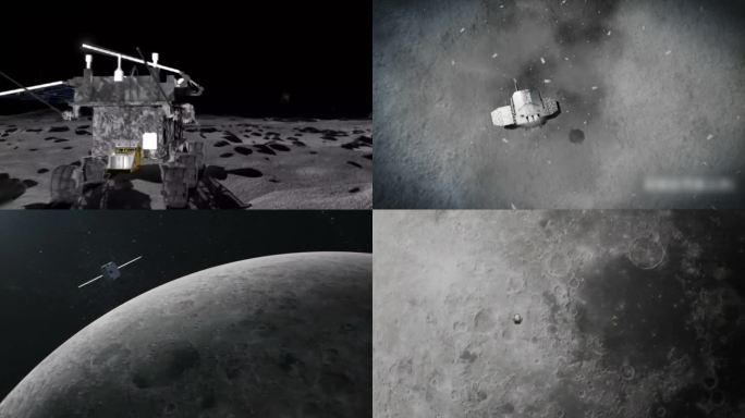 中国航空航天探索月球车动画（合集）