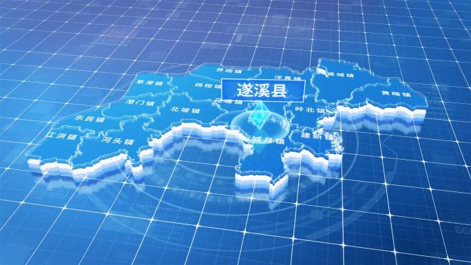 遂溪县蓝色三维科技区位地图