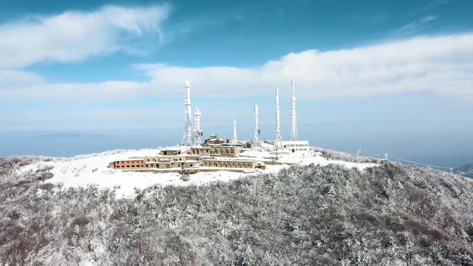 秦岭庙王山雪