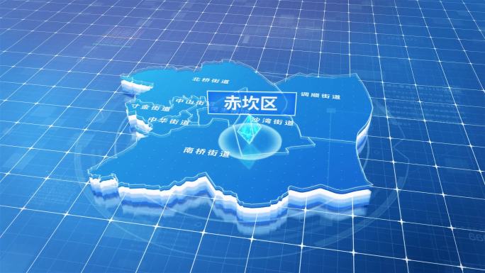 赤坎区蓝色三维科技区位地图