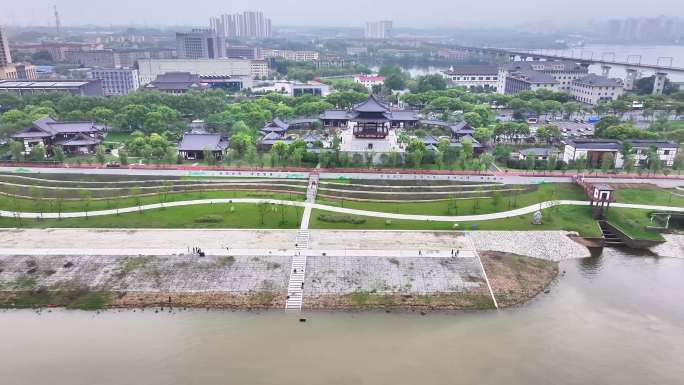 长江文化公园航拍空镜