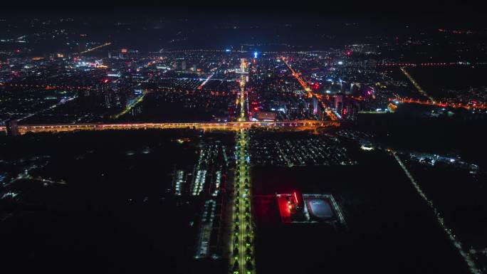 高平 城市 延时 晋城高平 长平 夜景