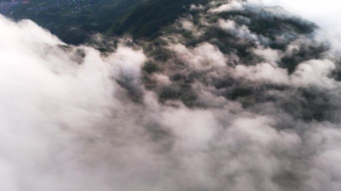 风车山 大山 绿美 日出云海