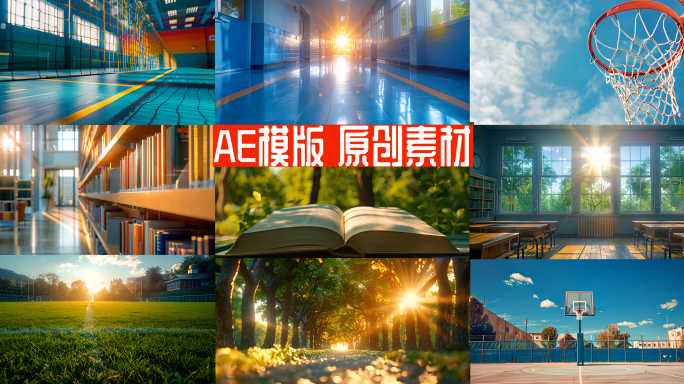 毕业季 开学季 AE模版