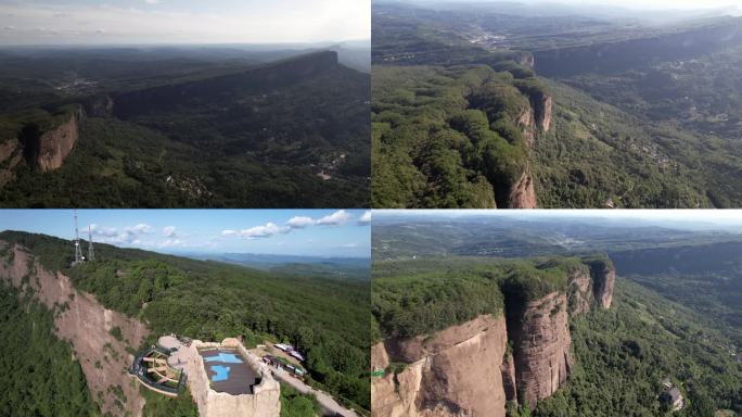 航拍剑门关
