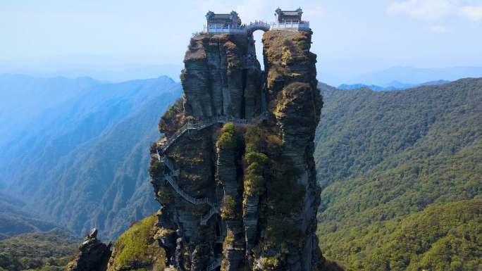 贵州省铜仁梵净山风景区4K航拍素材合集