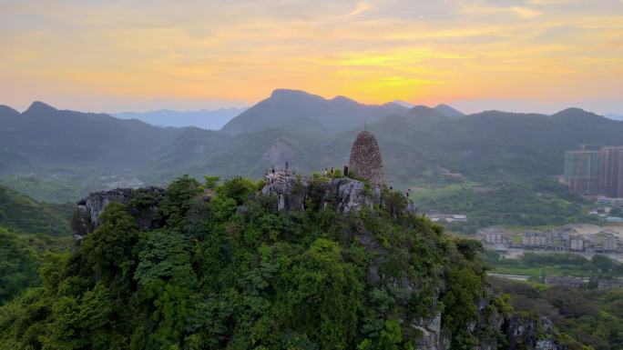 广东省清远市英德南山风景区4K航拍素材