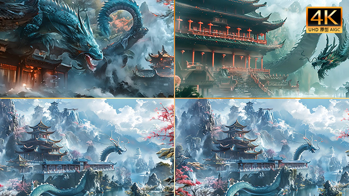 中国古代神话故事 龙的传说 庙宇与青龙