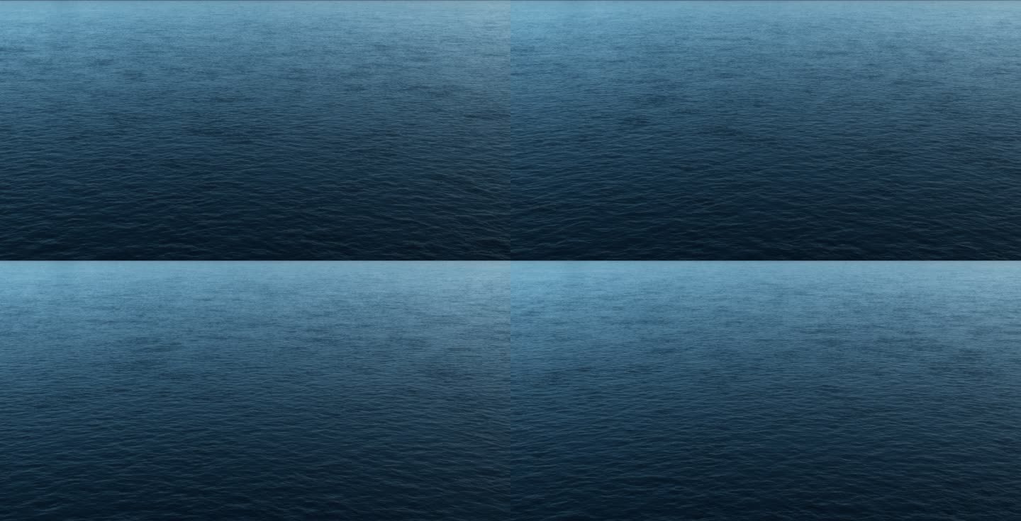 4K平静的海平面