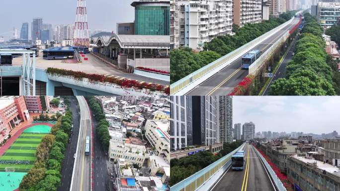 厦门BRT 4K航拍素材