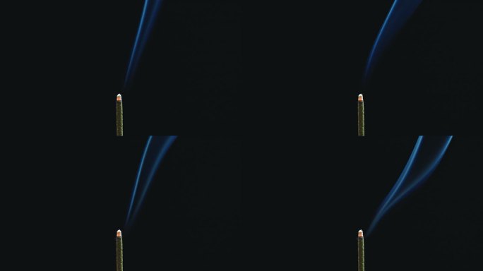 【正版素材】线香烟熏烟香蚊香焚5546
