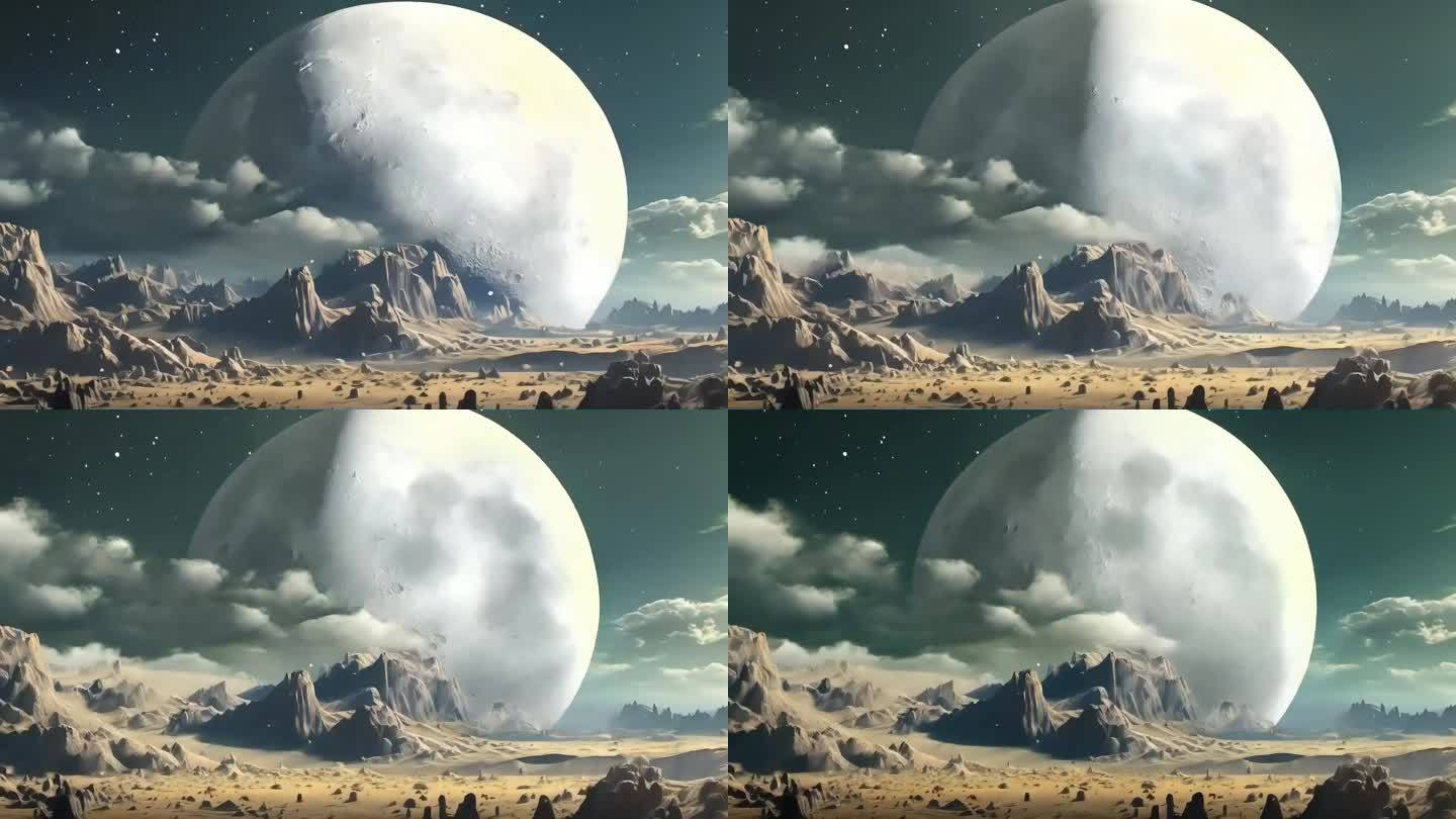 星球巨大月球