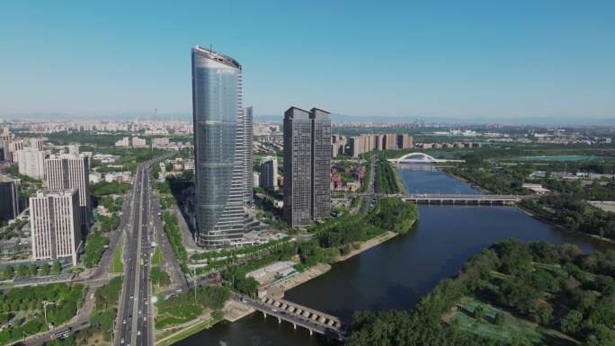 北京城市副中心 运河商务区 通州航拍