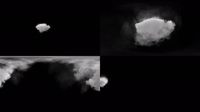 VR360全景云层云朵穿云特效包装转场2