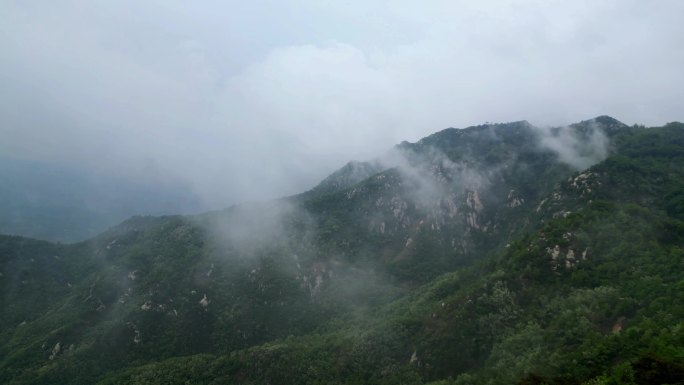 云蒙景区山雾