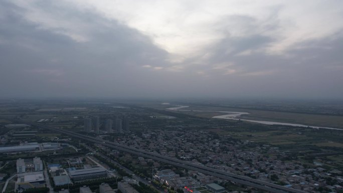 晚霞，延时摄影
