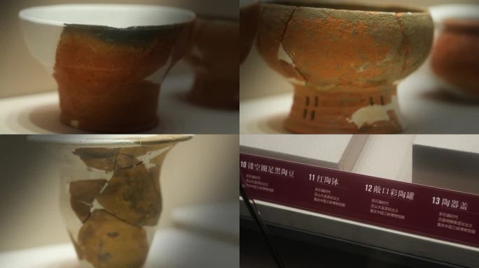 巫山大溪遗址，新石器陶器