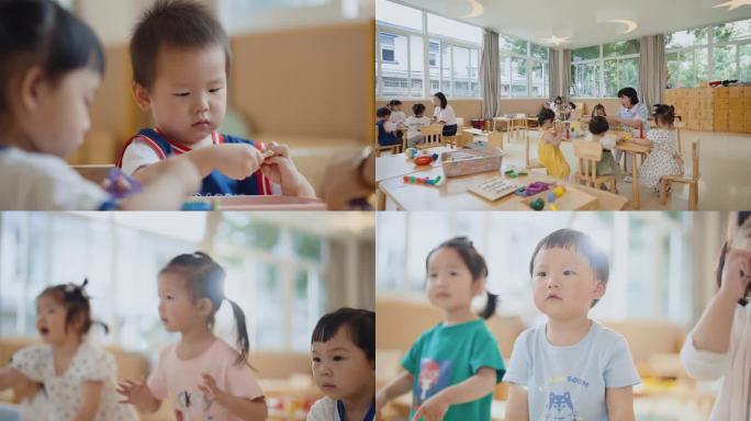 幼儿园儿童青春校园生活儿童学校欢快