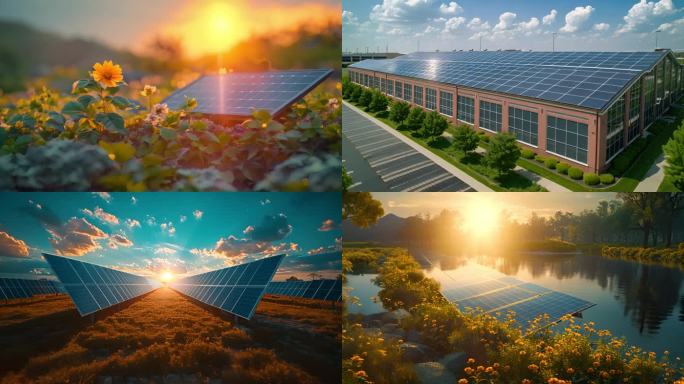太阳能光伏新能源视频动画