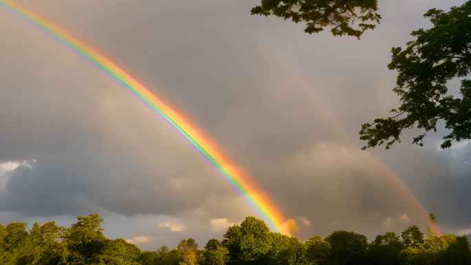 雨后彩虹：大自然的美丽奇迹