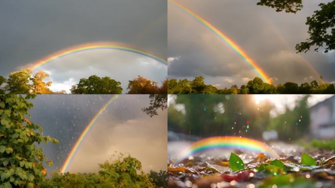 雨后彩虹：大自然的美丽奇迹