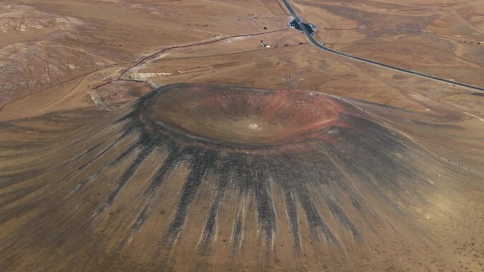 内蒙古乌兰哈达火山4k航拍