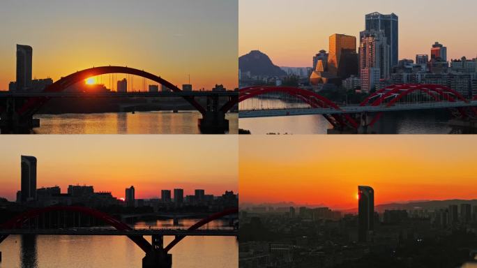 柳州市日落风景