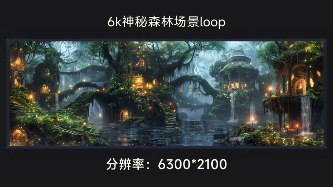 6k神秘森林场景loop