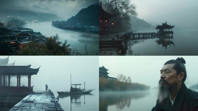 唐 王昌龄 芙蓉楼送辛渐  无字幕