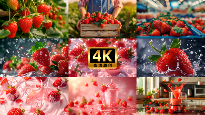 草莓广告创意