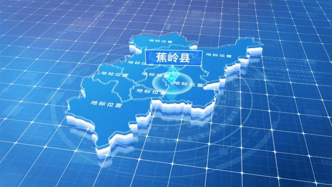 蕉岭县蓝色三维科技区位地图