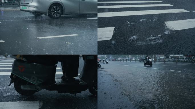 城市雨景-升格动画