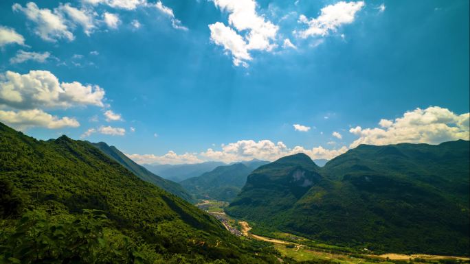 清远阳山秤架卧佛观景台延时