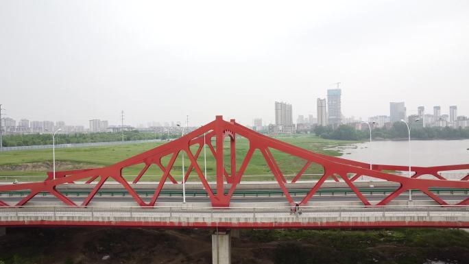 清流河 宝山路大桥 滁州地标 城市建设