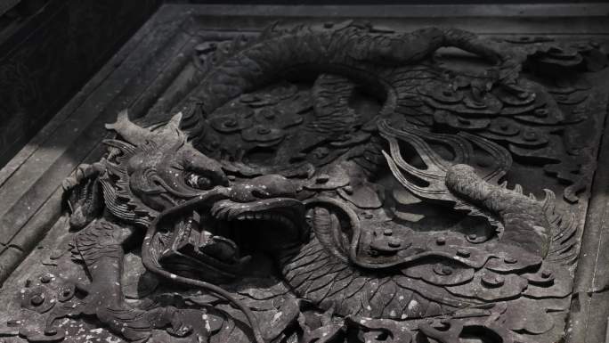 龙壁延时中国古代历史传统建筑