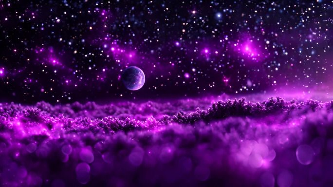 紫色银河宇宙 星系