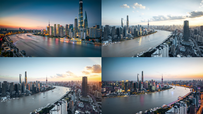 【6K】大气上海外滩水晶天黄昏延时