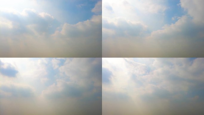 蓝天白云云朵飘飘延时风景视频素材409