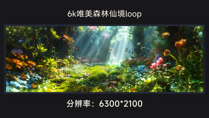 6k唯美森林仙境loop