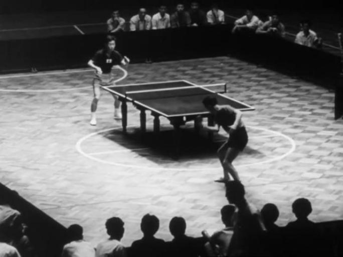 中日乒乓球友谊赛 60年代