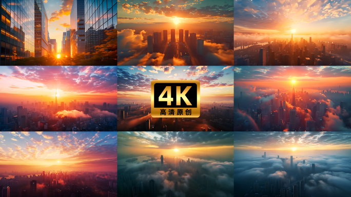 日出城市天际线