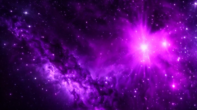 银河宇宙紫色视频素材