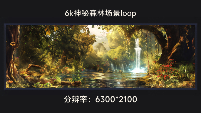 6k神秘森林场景loop