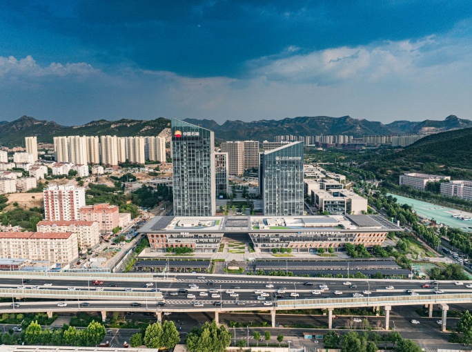 航拍山东大学国家大学科技园