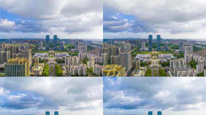 江门万达广场延时航拍