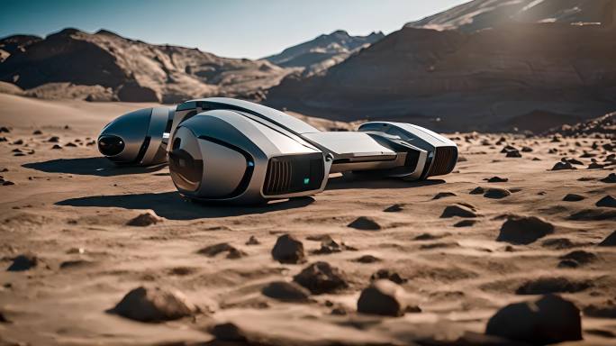 科幻 跑车 科技 未来 先进 沙漠 火星