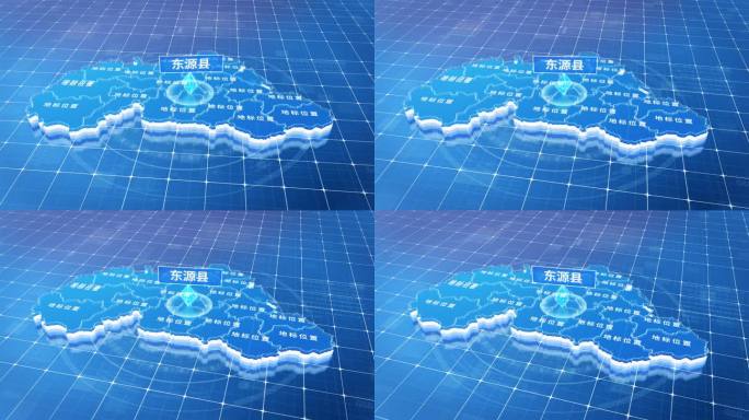 东源县蓝色三维科技区位地图