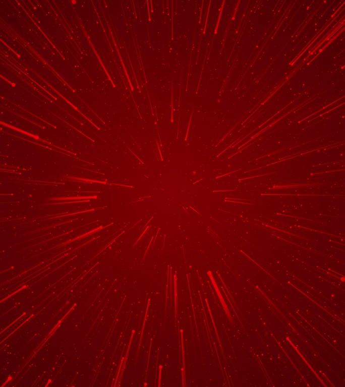 竖屏 竖版 红色粒子聚集 粒子光线
