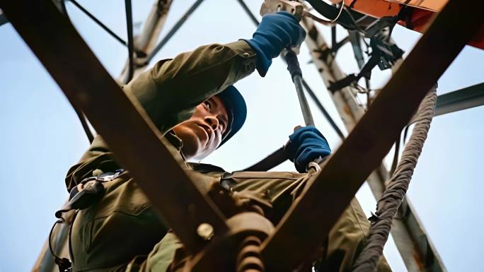 电力工人 国家电网 电力检修 电力工作者